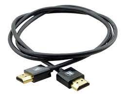Kramer C-HM/HM/PICO/BK-10 Cable HDMI flexible de alta velocidad ultradelgado con Ethernet de 3m